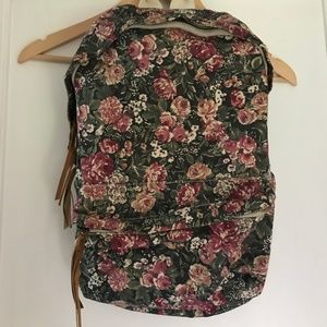 Brandy Melville Floral Backpack